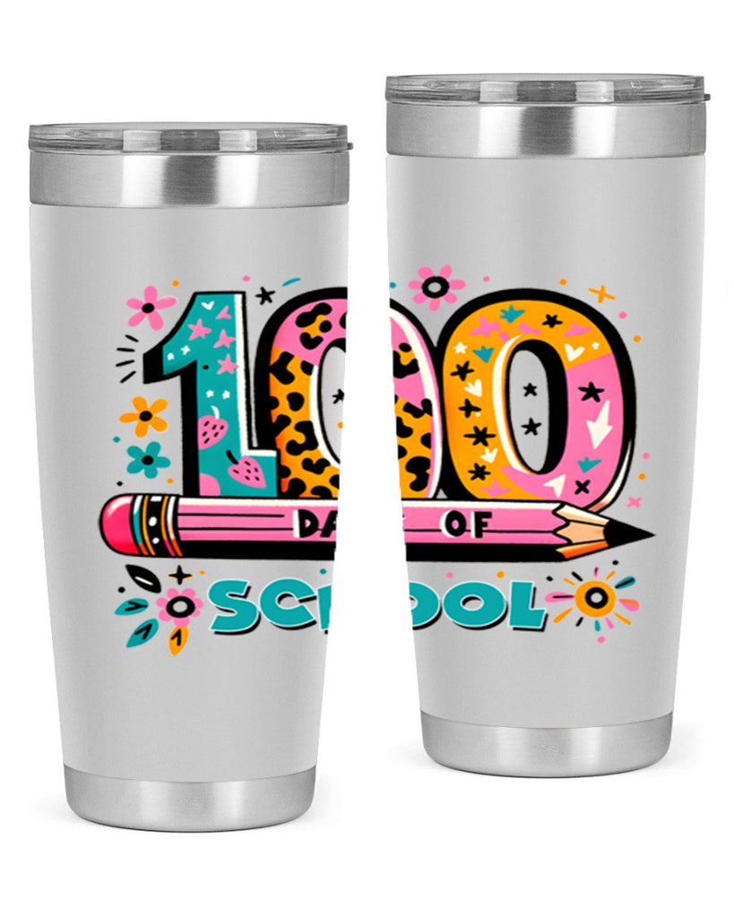 100 days of school lighting 32#- 100 days of school- Tumbler