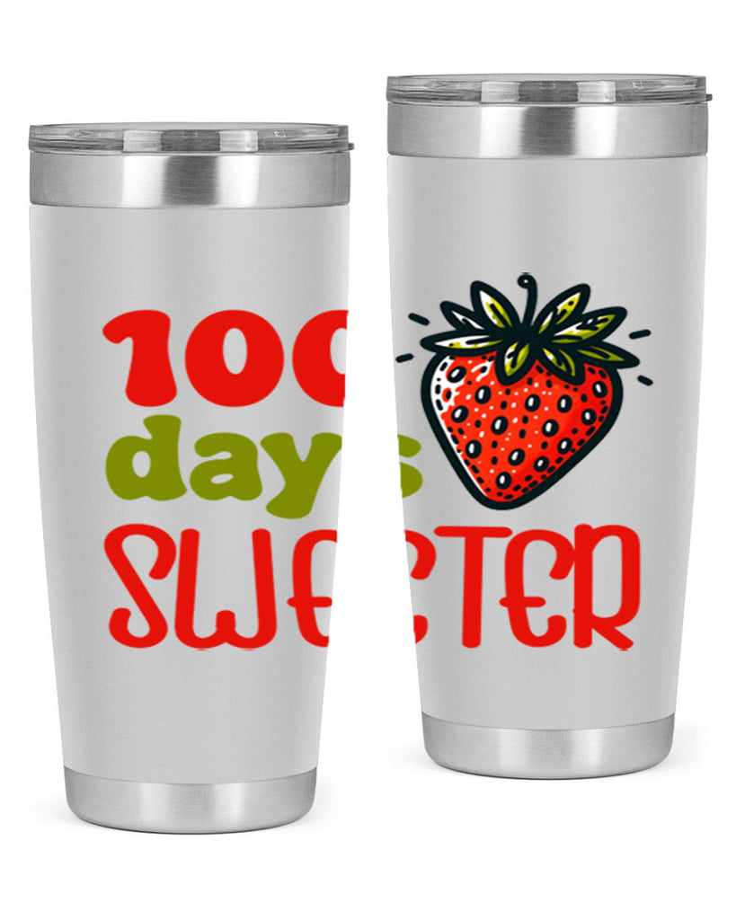 100 days sweeter Sublimation 34#- 100 days of school- Tumbler