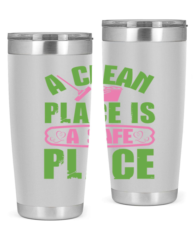A clean place is a safe place Style 50#- cleaner- Cotton Tank