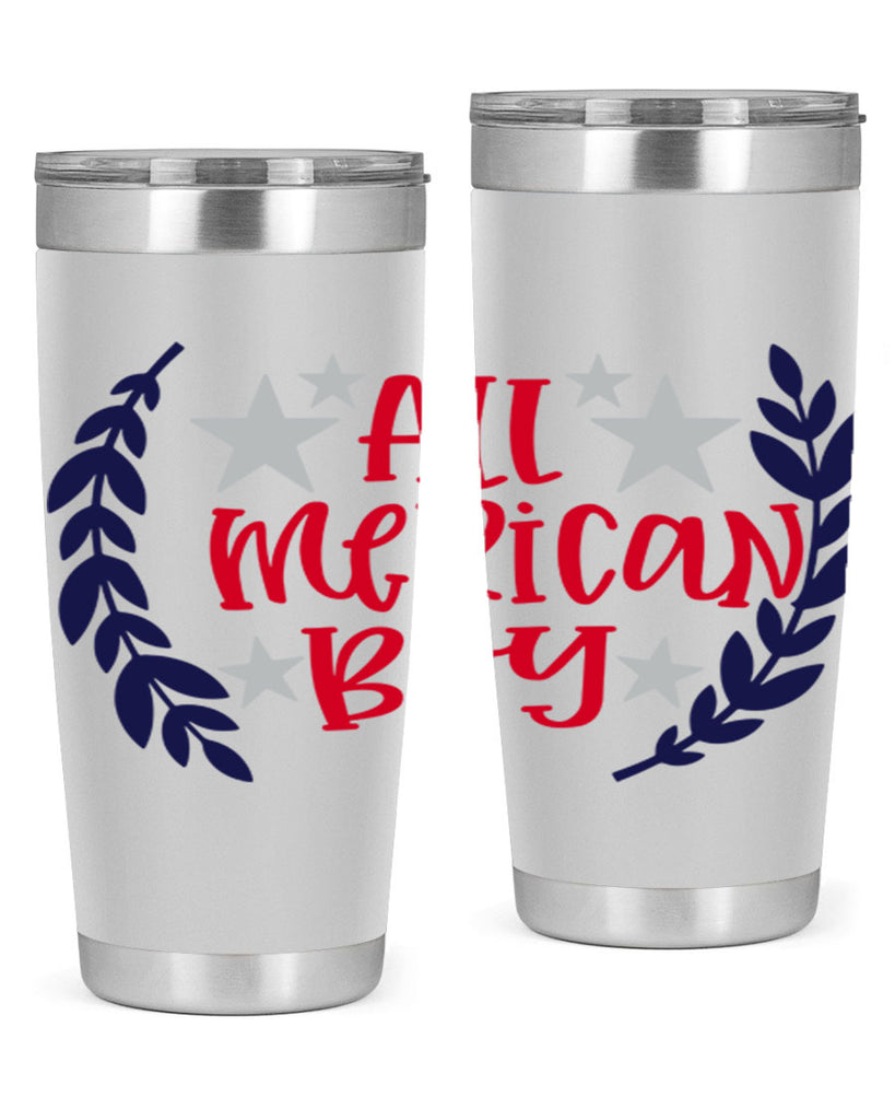 All Merican Boy Style 143#- Fourt Of July- Tumbler