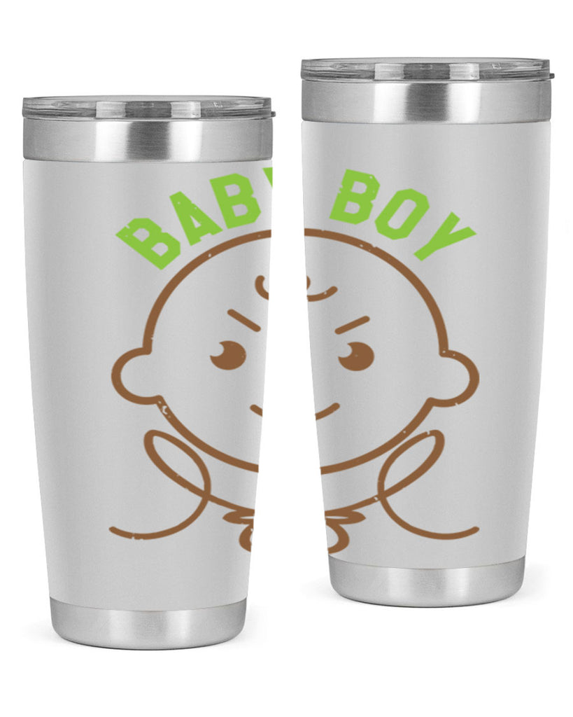 Baby Boy Style 4#- baby shower- tumbler