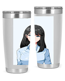 Beautiful office woman long black hair 7#- anime- Tumbler