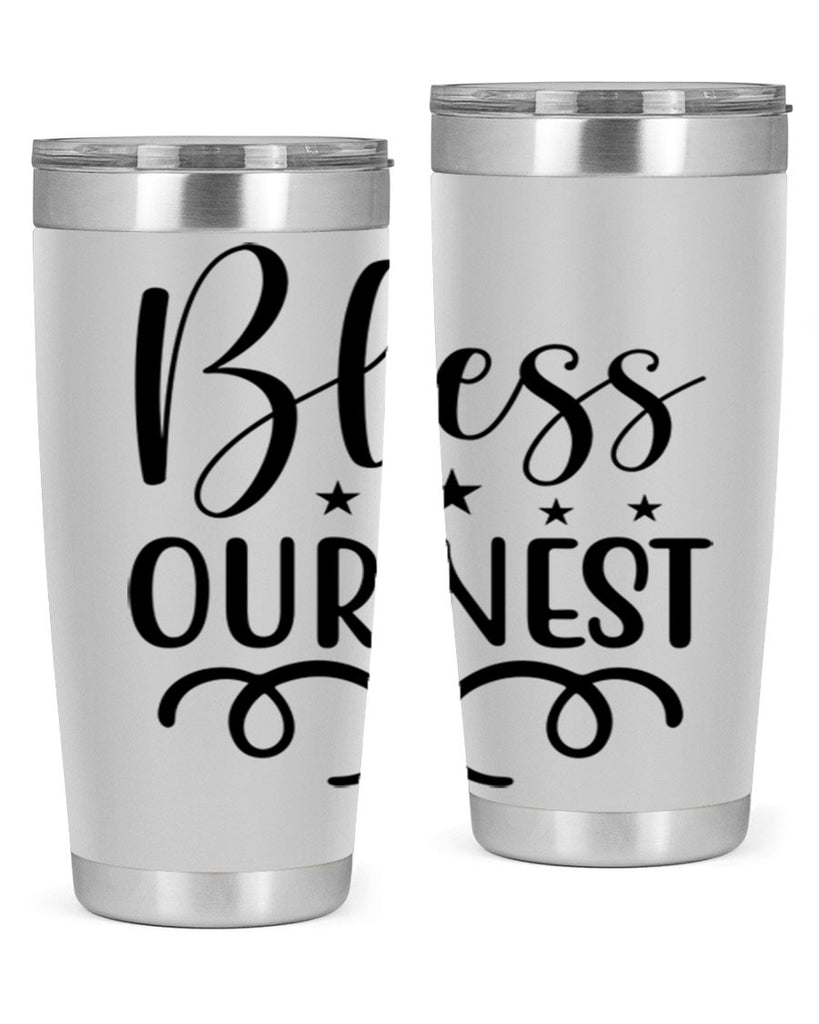 Bless Our Nest 50#- spring- Tumbler