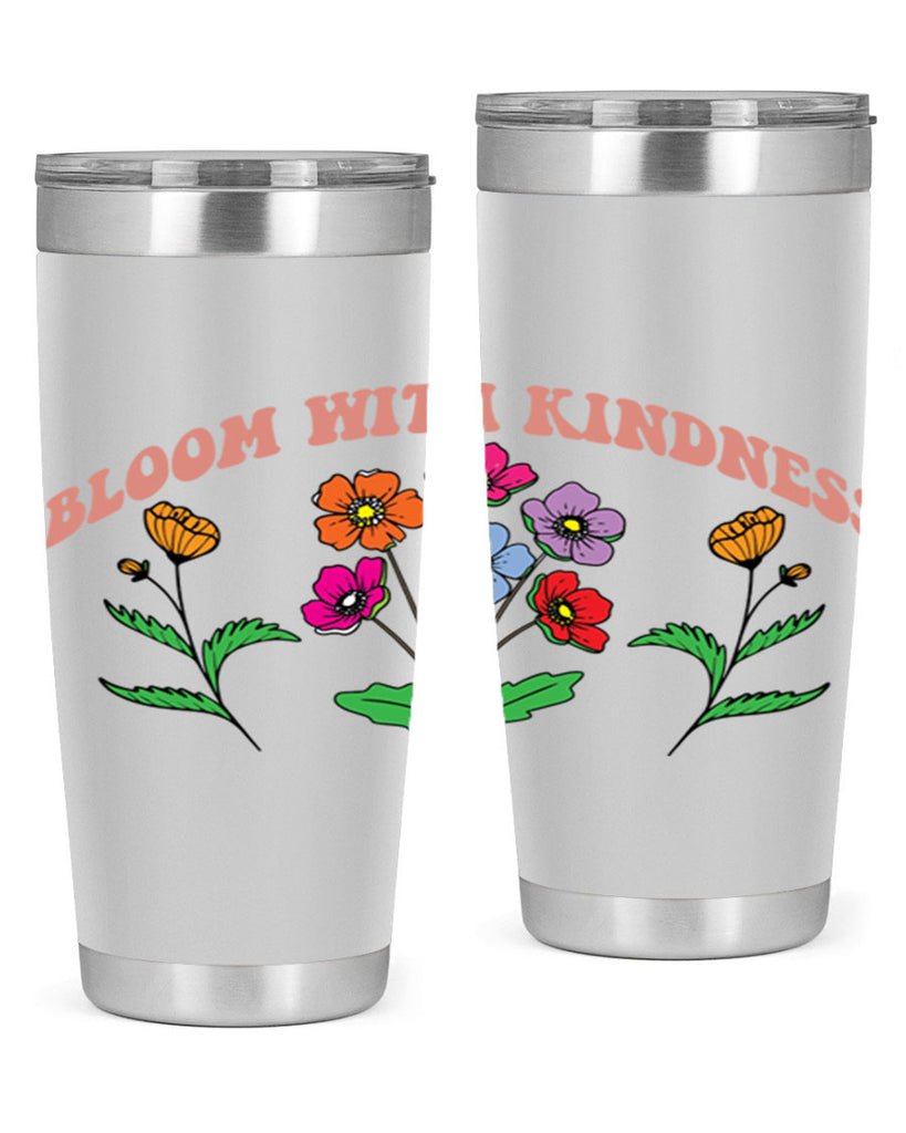 Bloom with Kindness  92#- spring- Tumbler