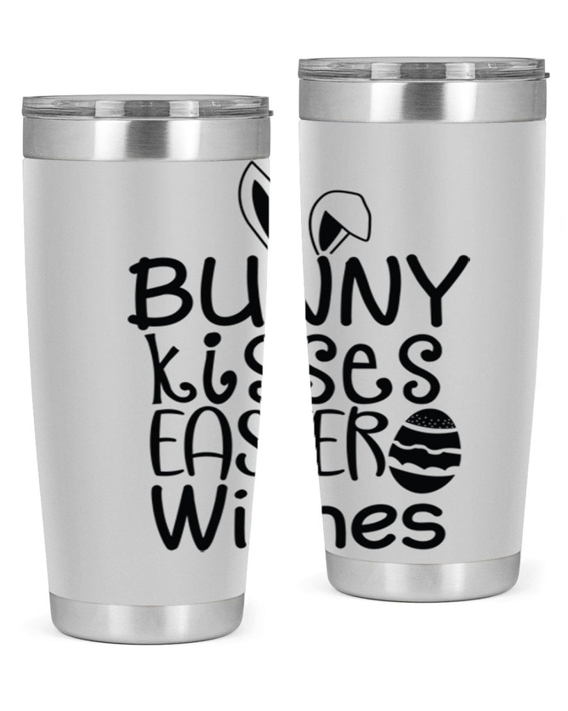 Bunny kisses easter wishes  94#- spring- Tumbler