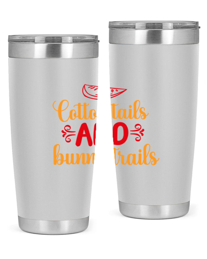 Cotton tails and bunny trails 111#- spring- Tumbler