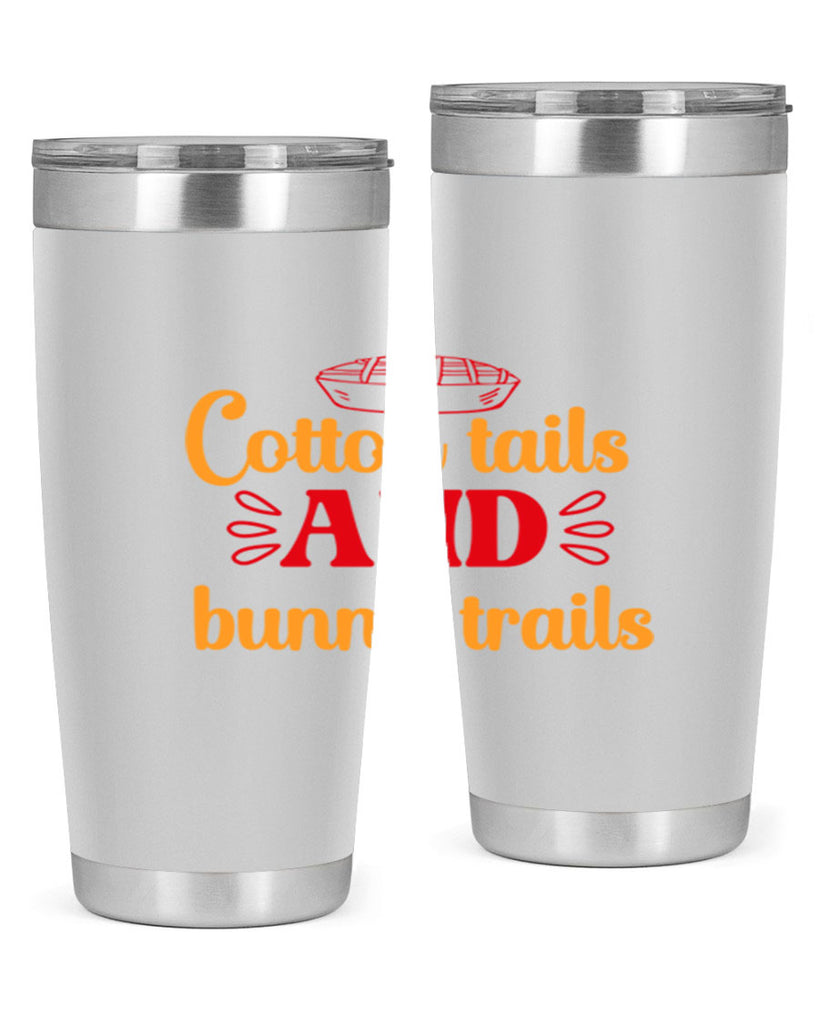 Cotton tails and bunny trails 112#- spring- Tumbler