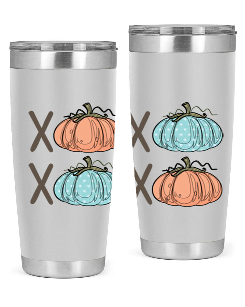 Fall Pumpkin XOXO 129#- fall- Tumbler