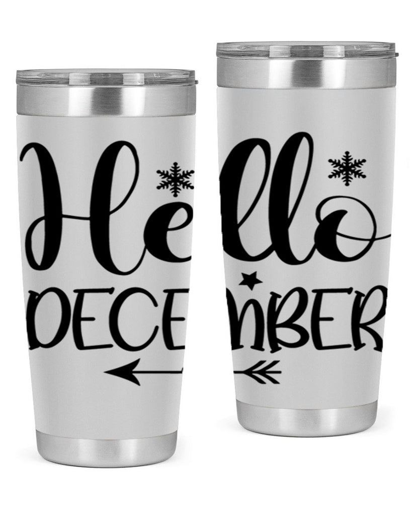 Hello December161#- winter- Tumbler