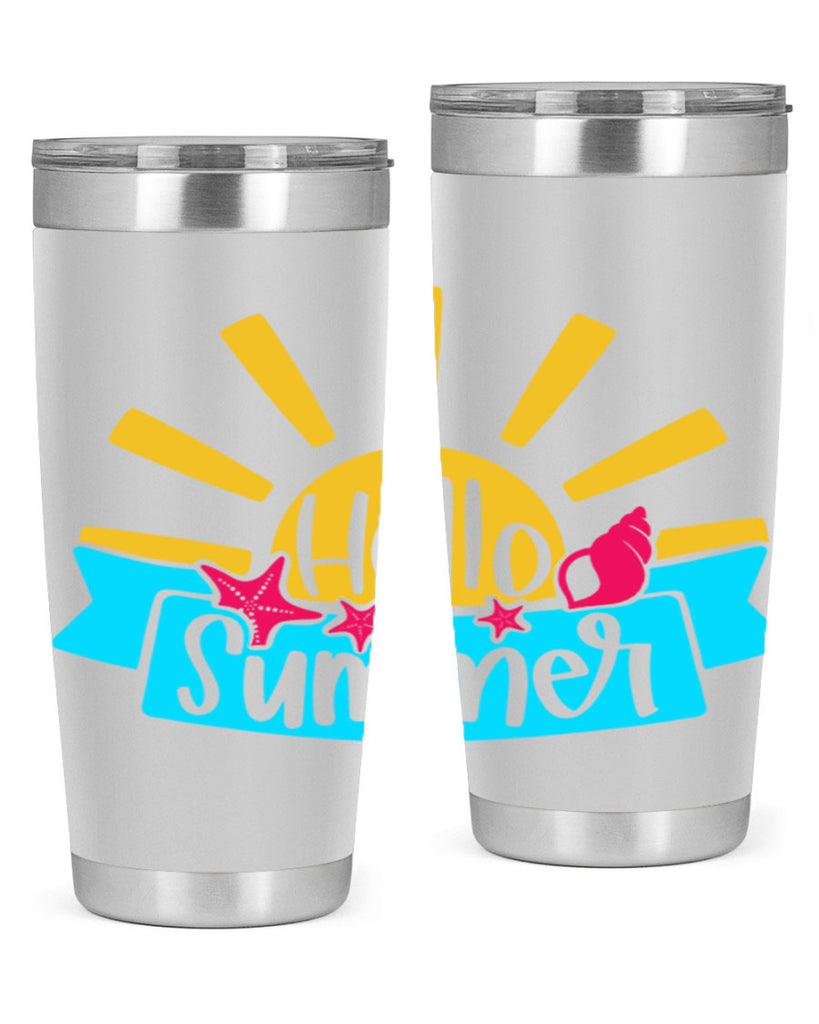 Hello Summer Style 38#- summer- Tumbler