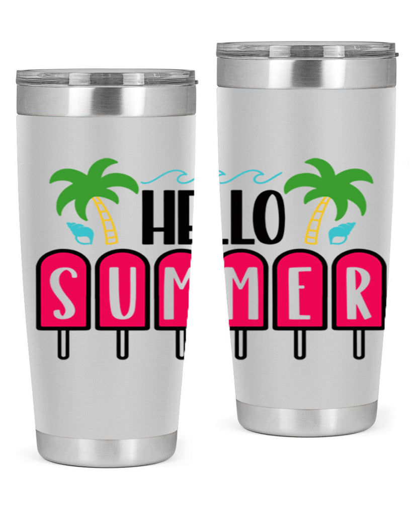 Hello Summer Style 39#- summer- Tumbler