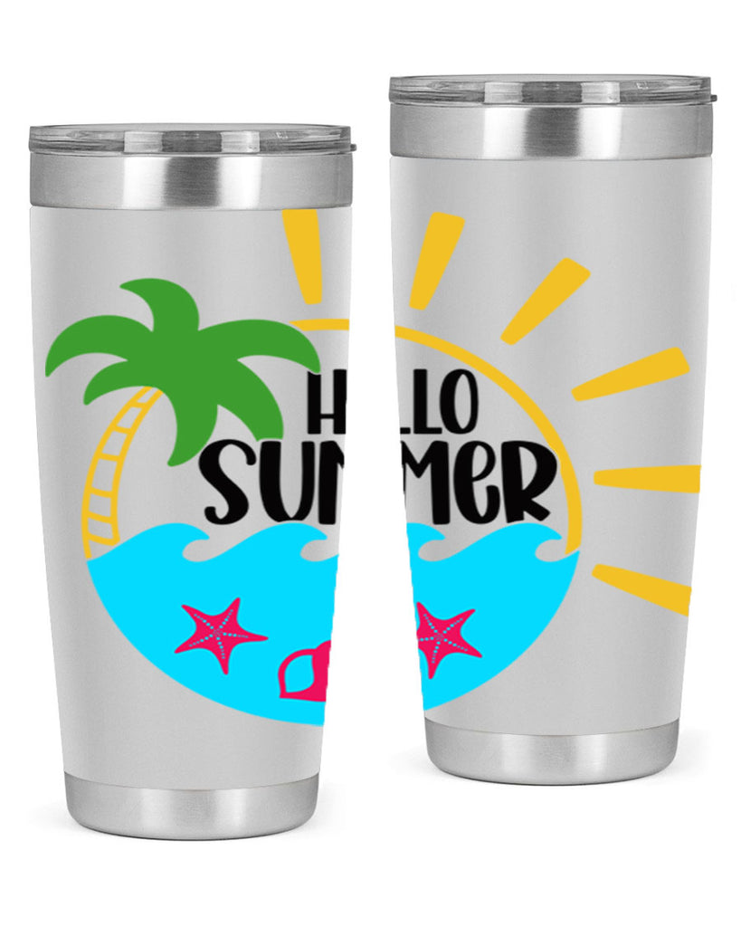 Hello Summer Style 40#- summer- Tumbler