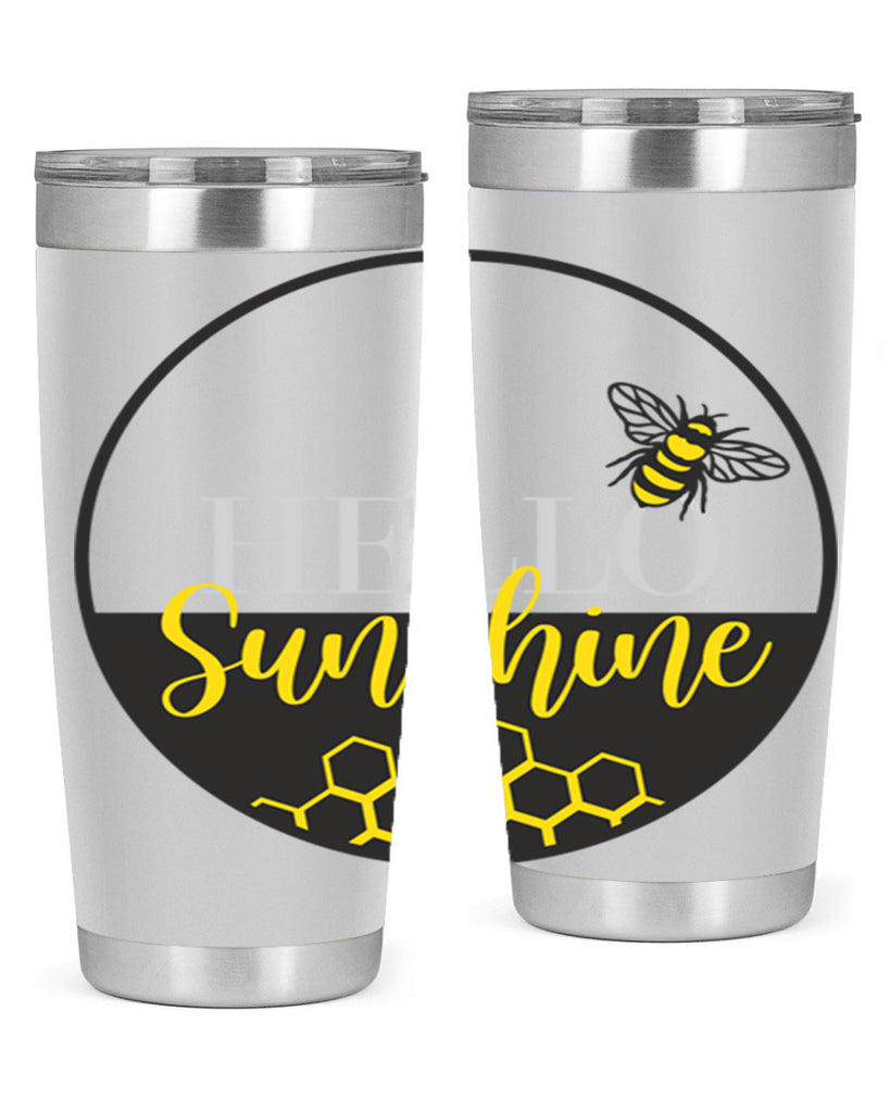 Hello Sunshine and bee216#- spring- Tumbler