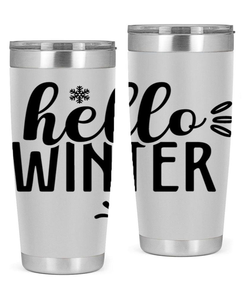 Hello Winter171#- winter- Tumbler