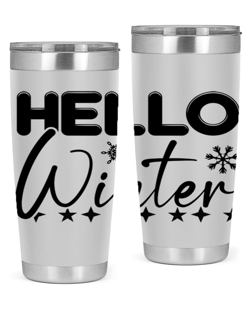 Hello winter 183#- winter- Tumbler