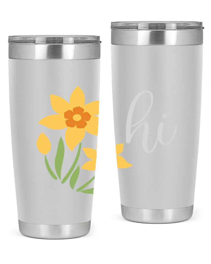 Hi daffodil flower236#- spring- Tumbler