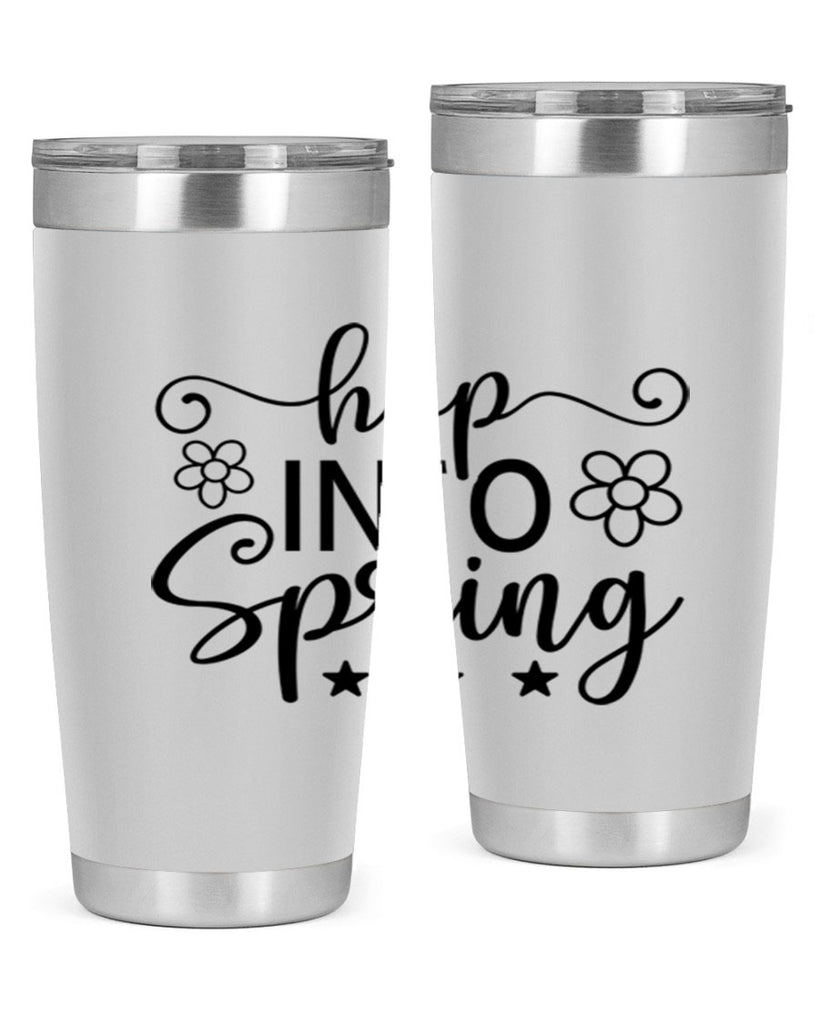 Hop into spring  252#- spring- Tumbler