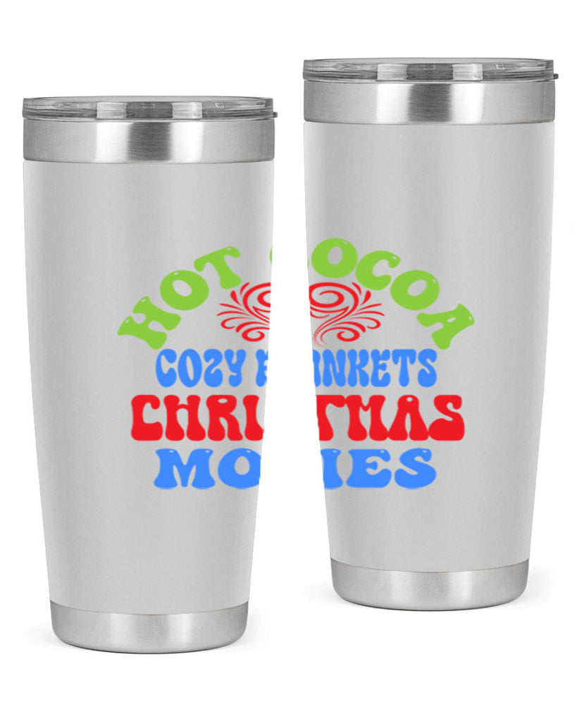 Hot cocoa cozy blankets christmas movies 210#- winter- Tumbler