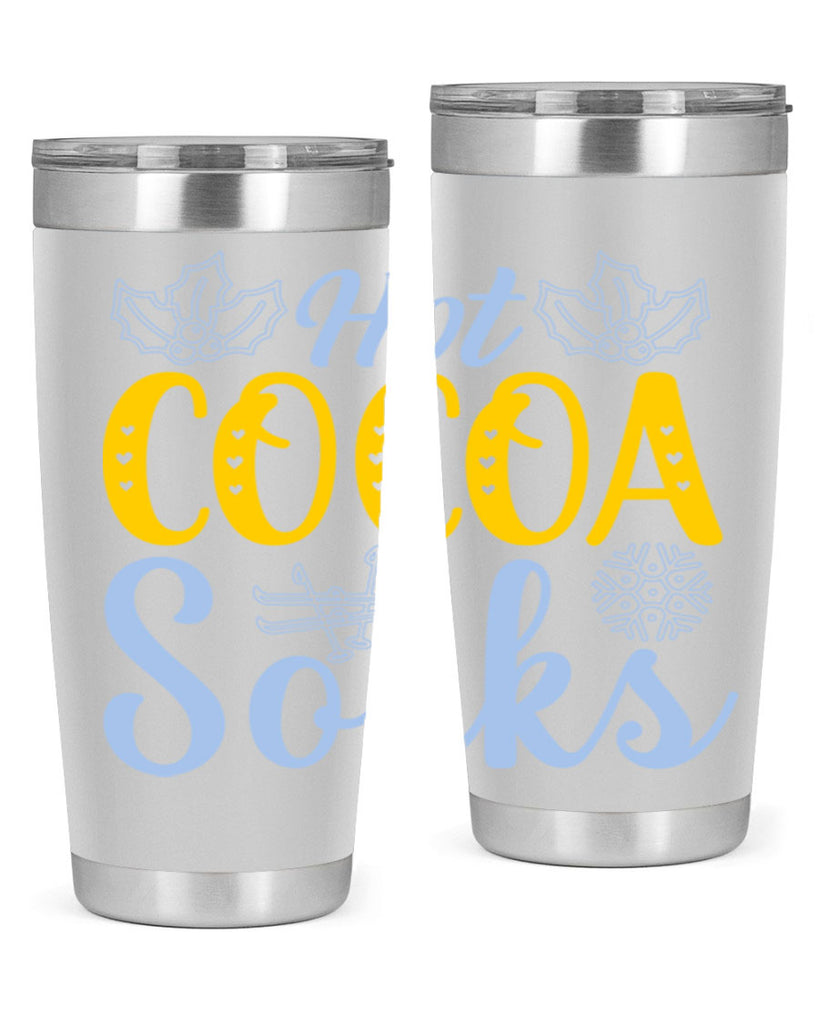 Hot cocoa socks211#- winter- Tumbler