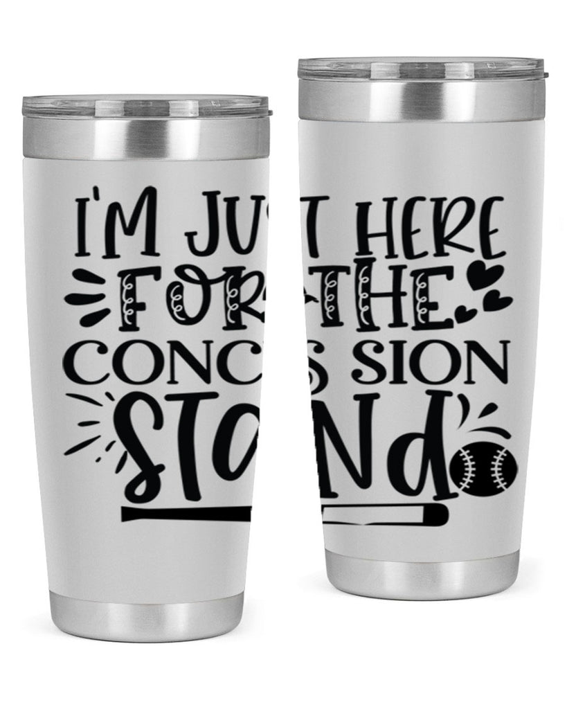 Im Just Here For the Conces sion stand 2072#- baseball- Tumbler