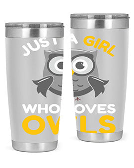 Just a Boy Who Loves A TurtleRabbit 11#- owl- Tumblers
