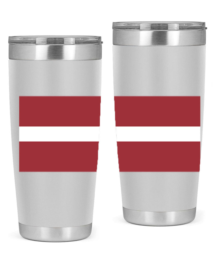 Latvia 104#- world flags- Tumbler
