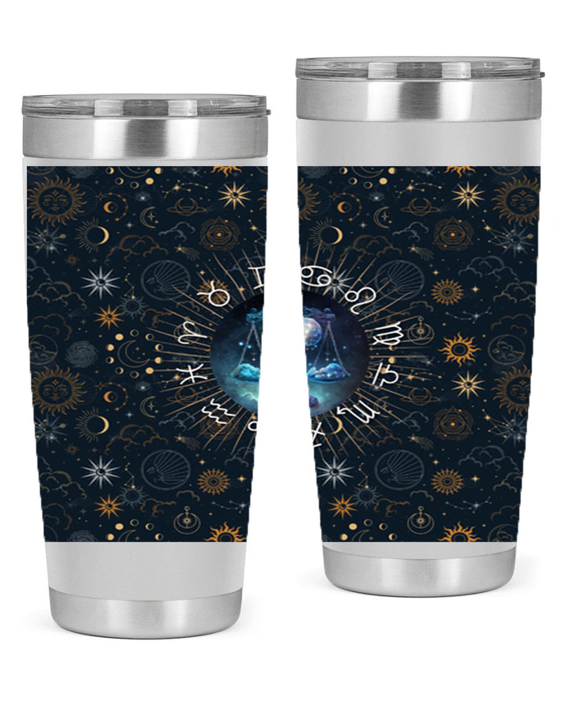 Libra Straight 317#- zodiac- Tumbler