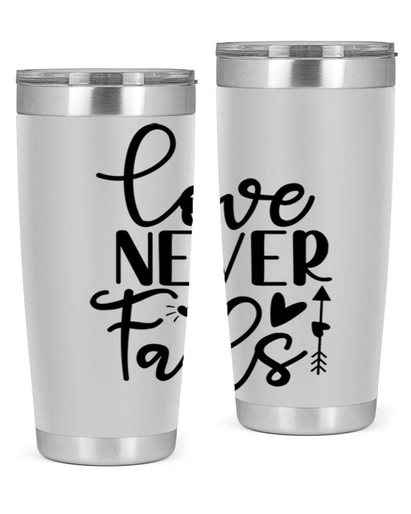 Love Never Fails 309#- winter- Tumbler