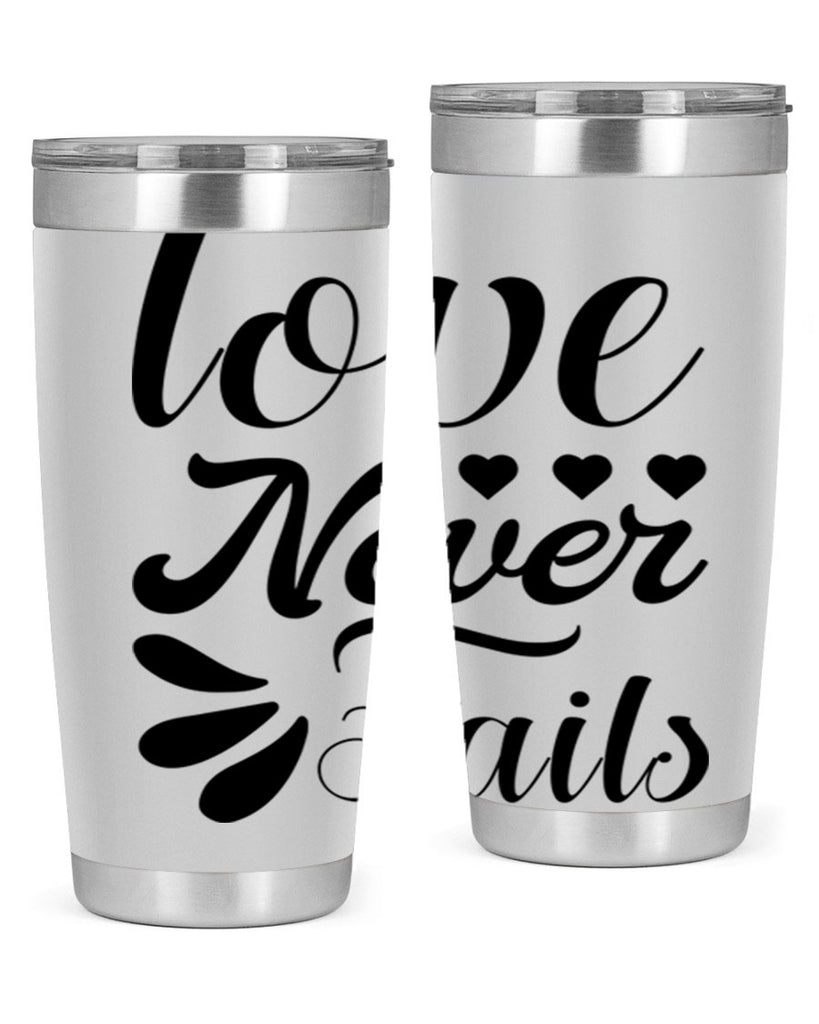 Love Never Fails 316#- winter- Tumbler