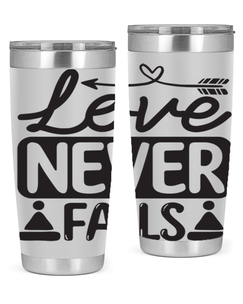 Love never fails 317#- winter- Tumbler