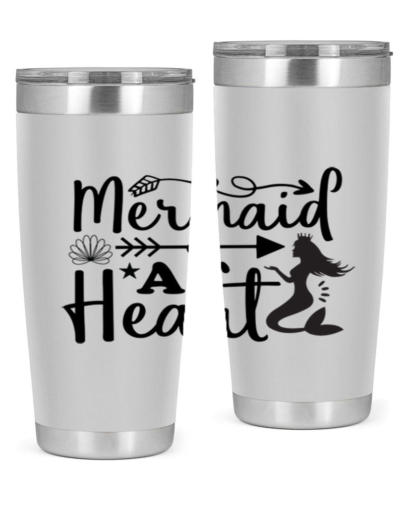 Mermaid at Heart design 397#- mermaid- Tumbler