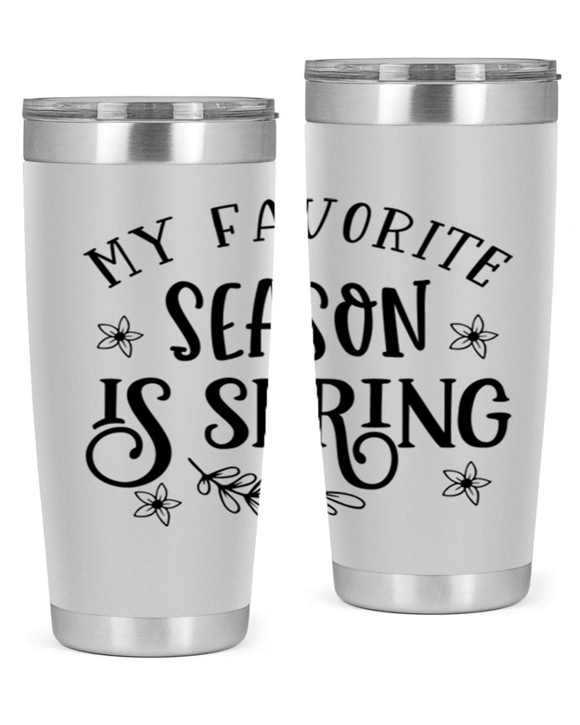 My favorite season is spring 350#- spring- Tumbler