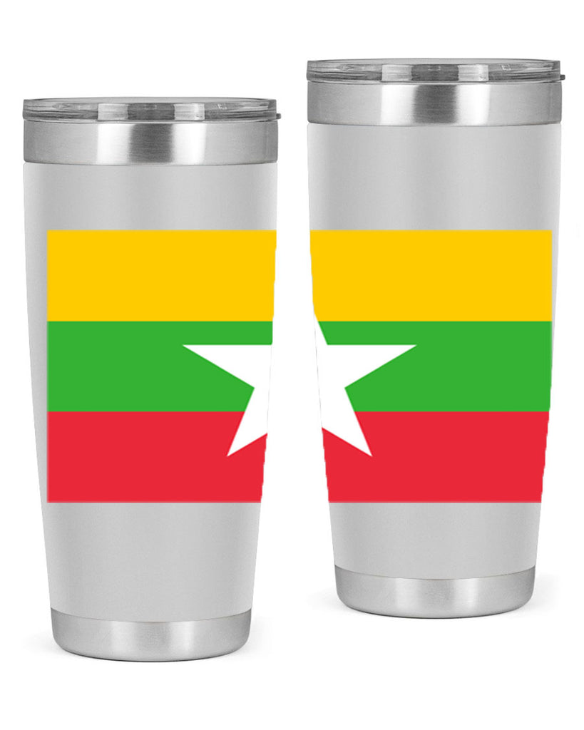 Myanmar 79#- world flags- Tumbler