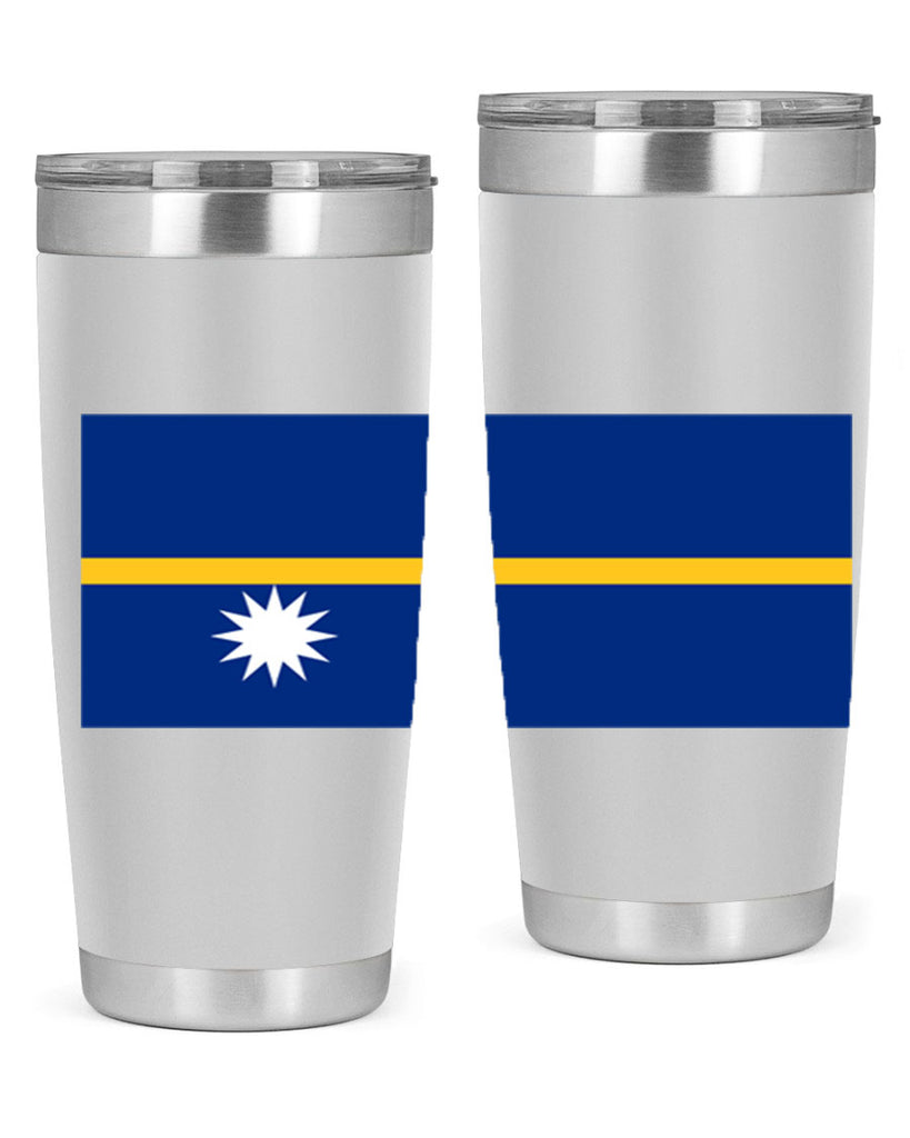 Nauru 77#- world flags- Tumbler