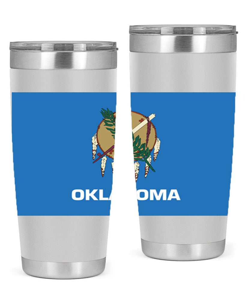Oklahoma 16#- Us Flags- Tumbler