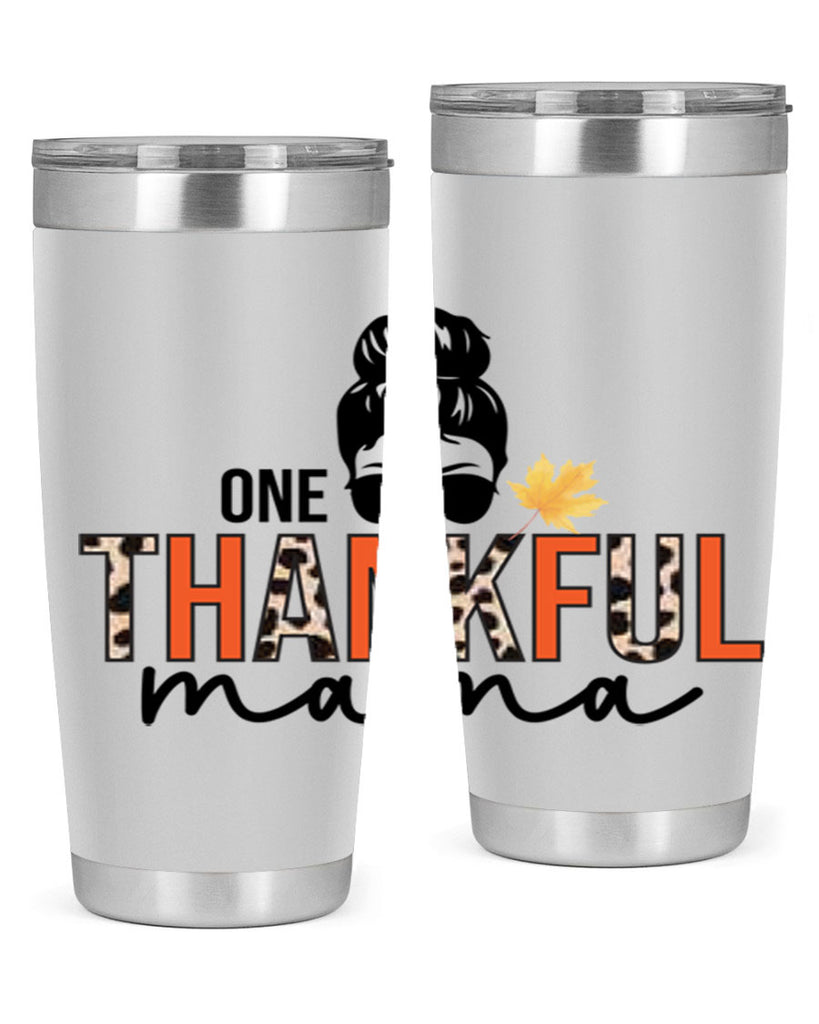 One thankful mama 463#- fall- Tumbler