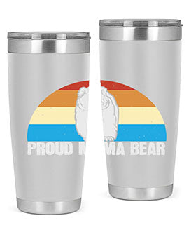 Proud mama bear 26#- Bears- Tumbler