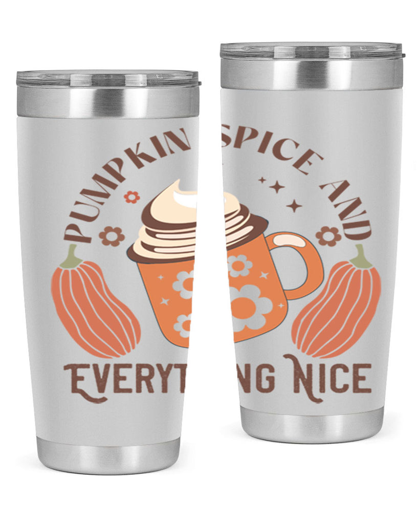 Pumpkin Spice And Everything Nice 539#- fall- Tumbler