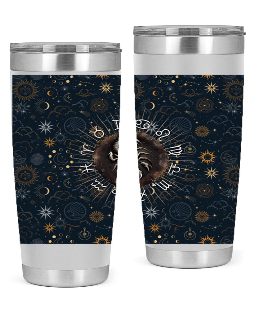 Scorpius Straight 466#- zodiac- Tumbler