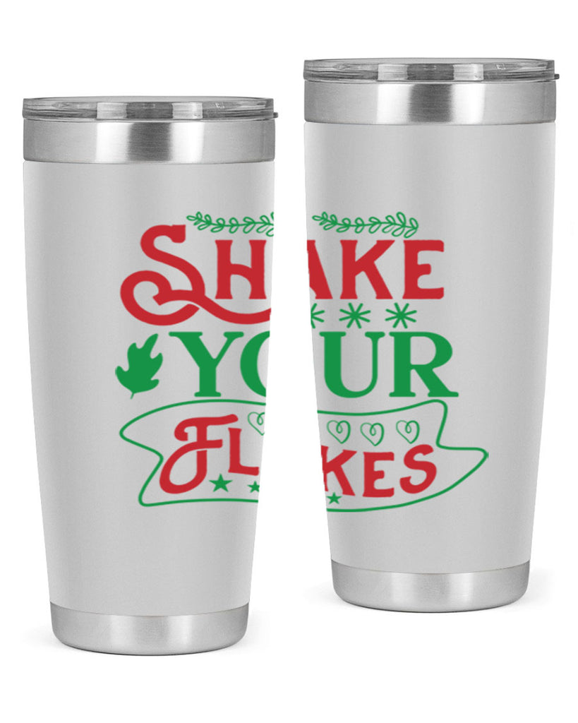Shake Your Flakes 358#- winter- Tumbler