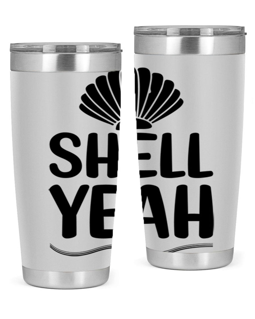 Shell yeah 597#- mermaid- Tumbler