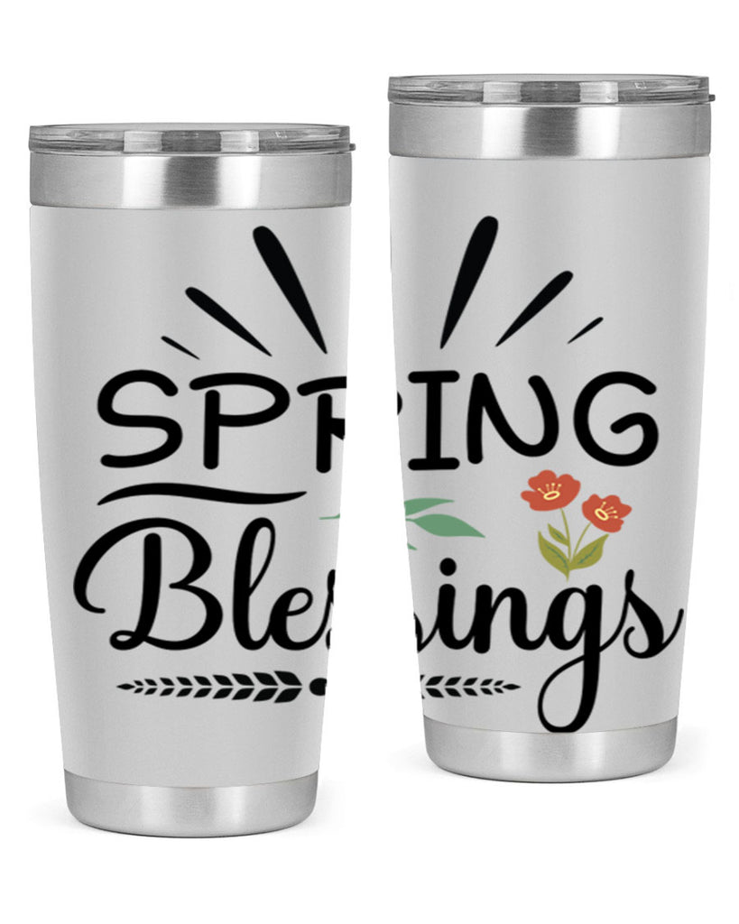 Spring Blessings  482#- spring- Tumbler