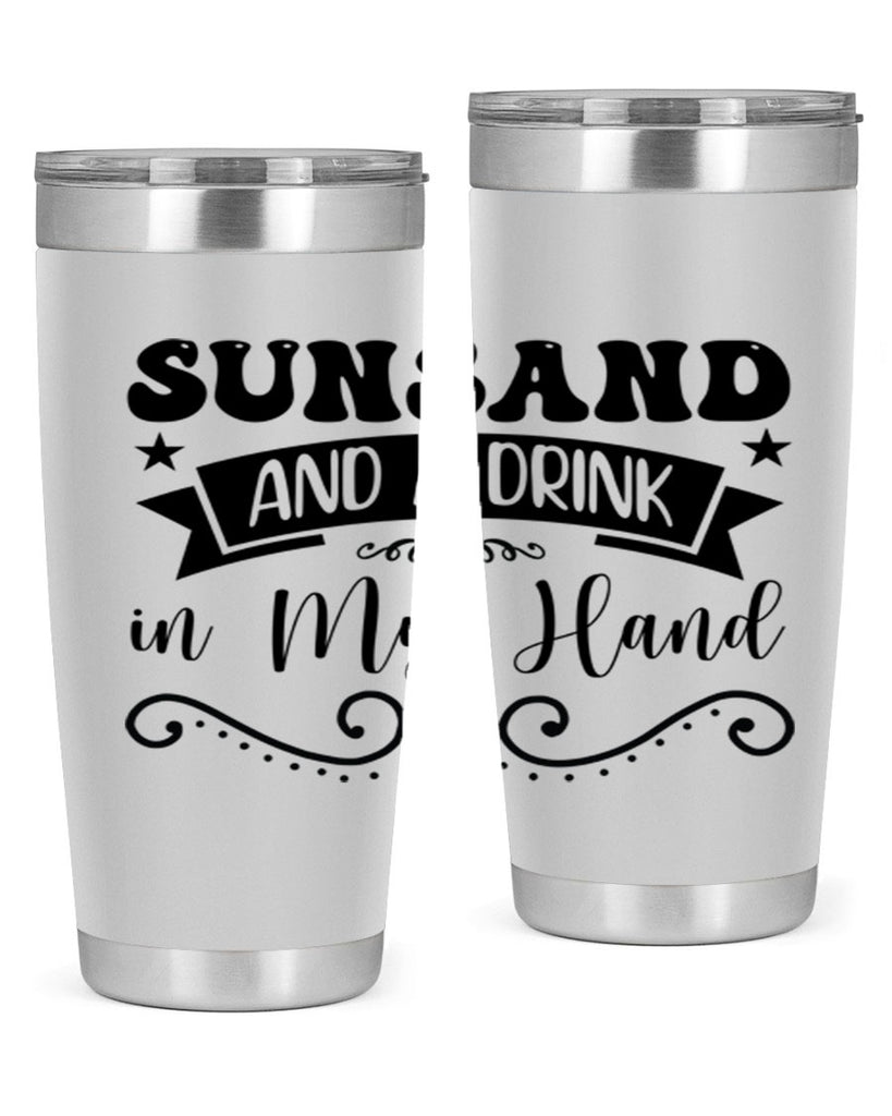 Sunsandandadrinkin 484#- zodiac- Tumbler