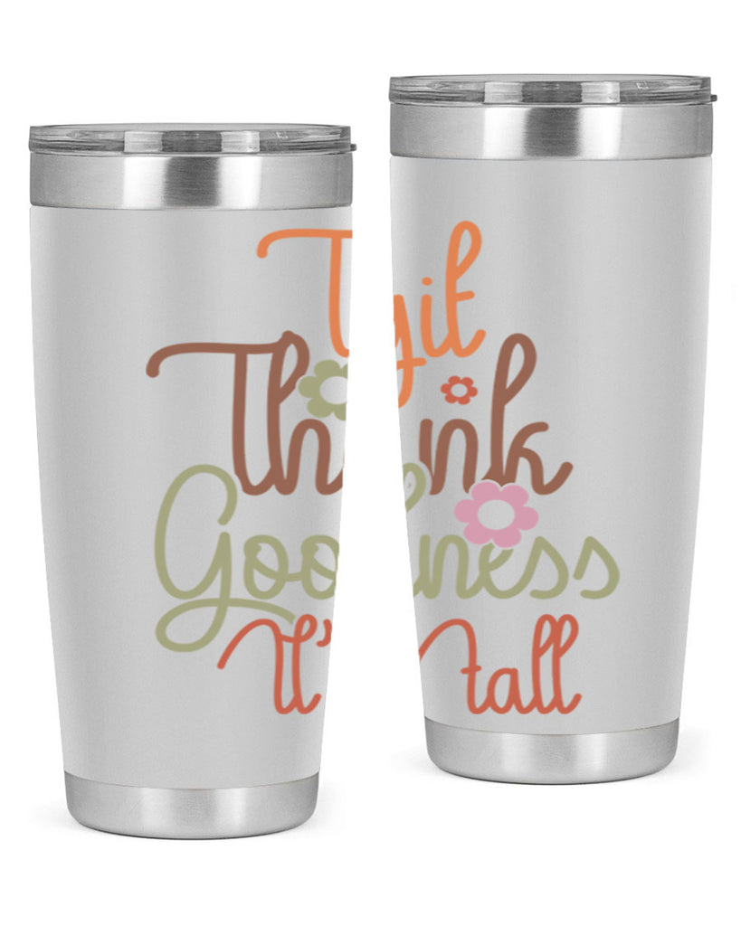Tgif Thank Goodness Its Fall 596#- fall- Tumbler