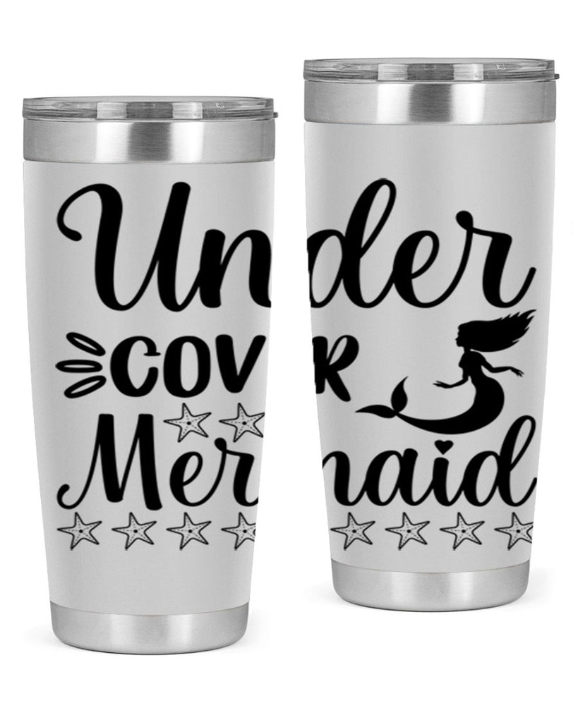 Under cover mermaid 650#- mermaid- Tumbler