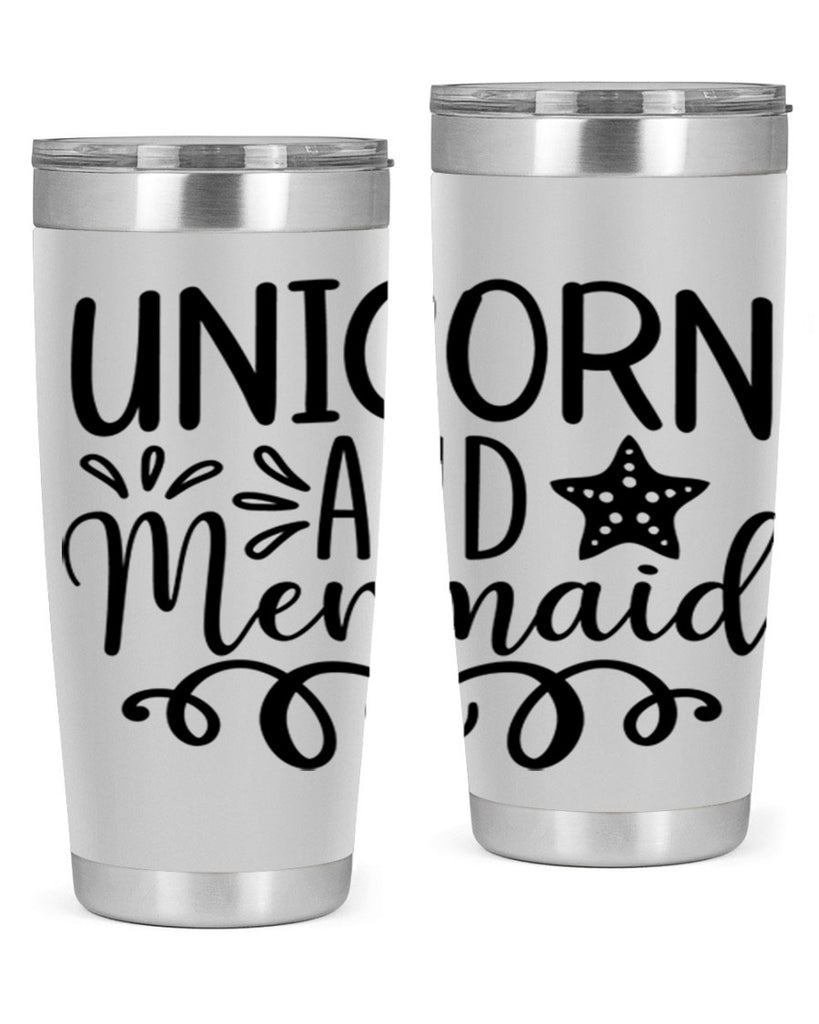 Unicorn And Mermaid 658#- mermaid- Tumbler