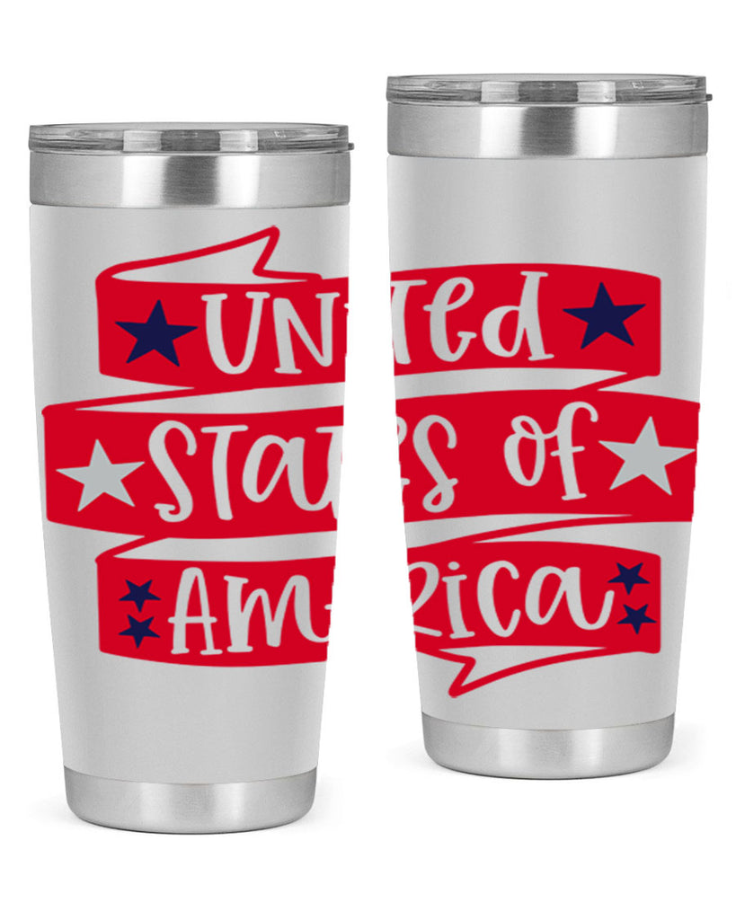 United States Of America Style 177#- Fourt Of July- Tumbler