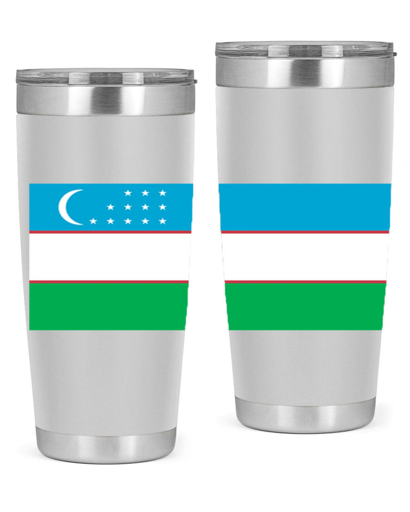 Uzbekistan 8#- world flags- Tumbler