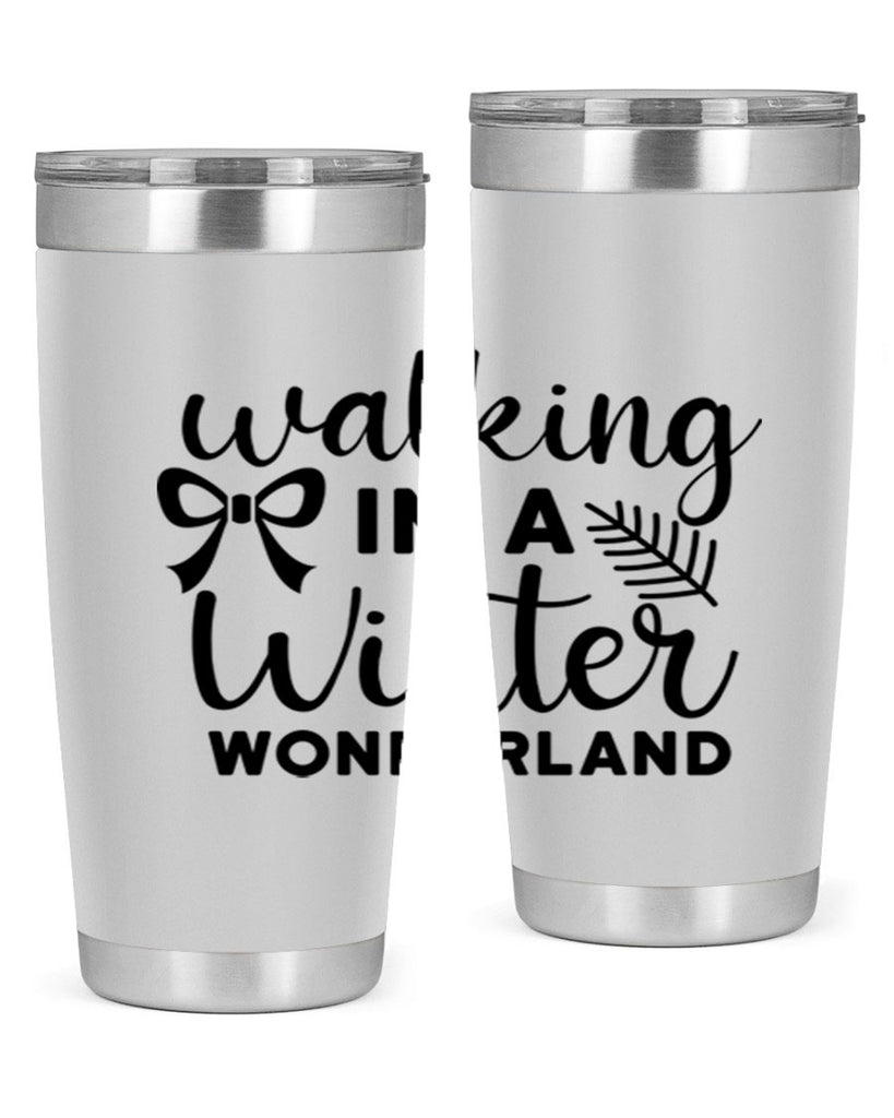 Walking In A Winter Wonderland 441#- winter- Tumbler