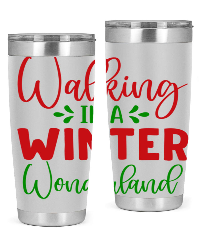 Walking in a Winter Wonderland 436#- winter- Tumbler
